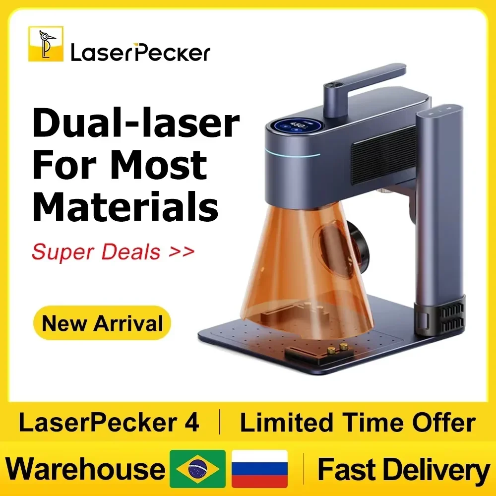 Industrial Laser Engraver - LASERPECKER 4 LP4 Máquina de grabado