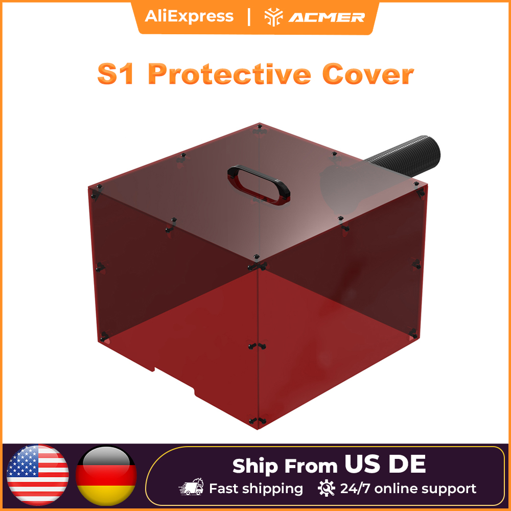 ACMER S1 mini caja de cierre l - Honeycomb Laser Bed reseña y precio