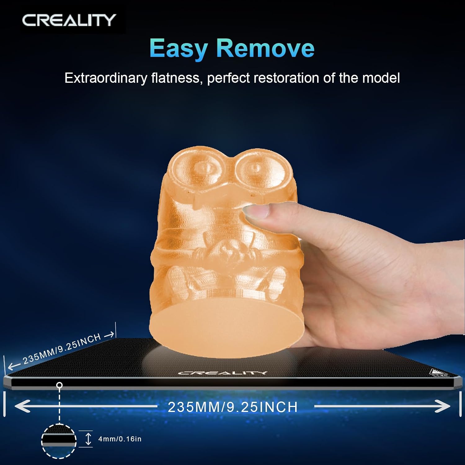 Creality, placa de vidrio temp - Creality Printer Ender 3 reseña y precio