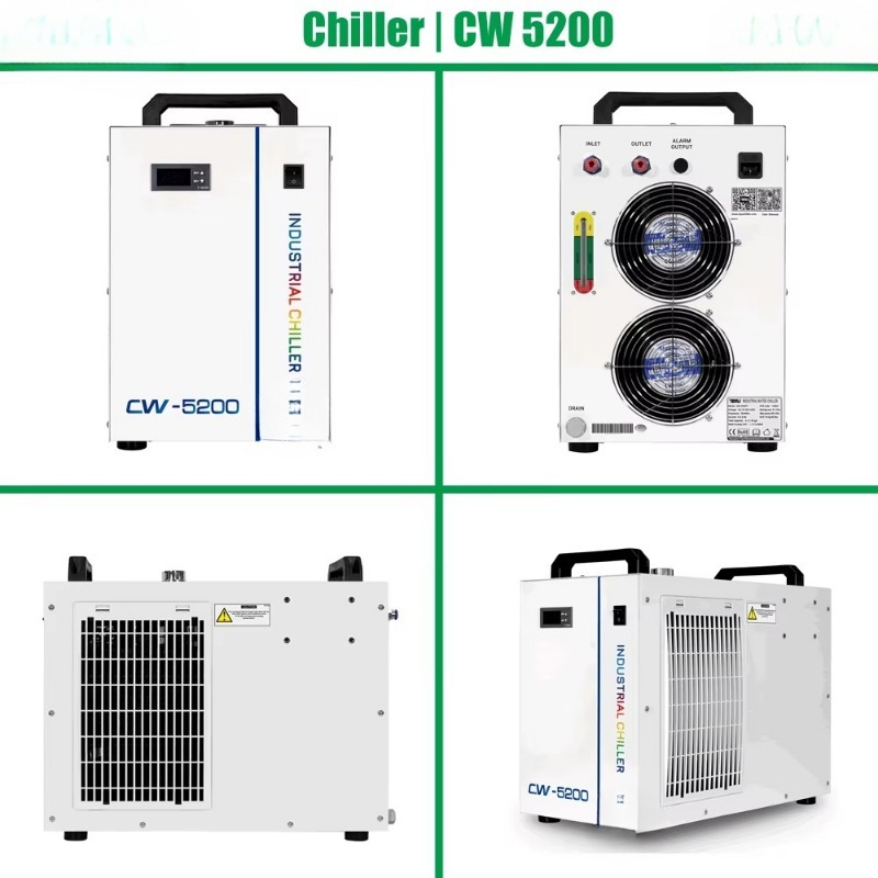 Piezas de equipos láser Enfria - Laser Industrial Chiller reseña y precio